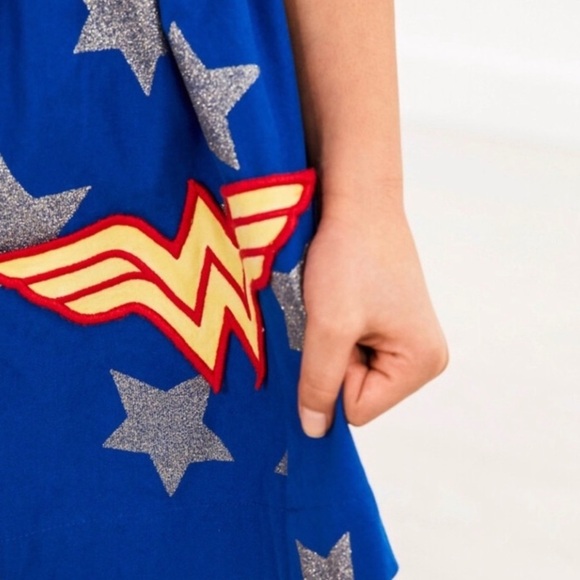 Hanna Andersson Wonder Woman Skirt Size 5 K6 Halloween costume - Picture 1 of 5